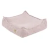 Pouf plush nest marron