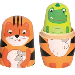 Poupées gigognes tigre tavi et ses amis