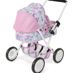 Poussette de poupée smarty fleurs