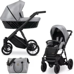 Poussette ivento ive 14 gris metalic
