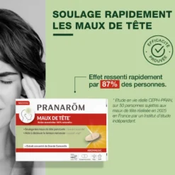 Pranarom - comprimés maux de tête