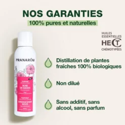 Pranarom - eau florale de rose de damas - bio