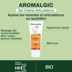Pranarom - gel crème - articulations et muscles - bio