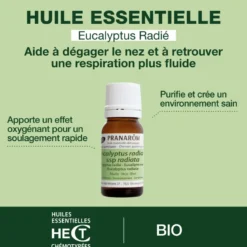 Pranarom - huile essentielle d'eucalyptus radié - bio