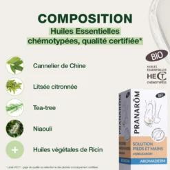 Pranarom - solution verrucarom pieds et mains - bio