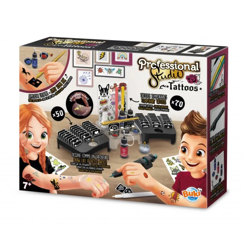 Professional studio tattoos