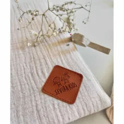 Protège carnet santé gaze coton jeanne