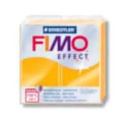 Pâte fimo 57 g - effet néon - orange