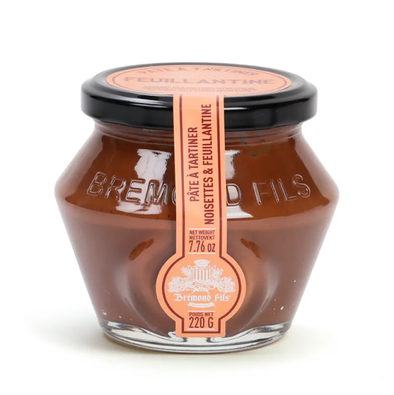 Pâte à tartiner noisette feuillantine