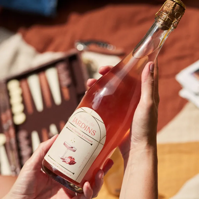 Pétillant rose et gingembre