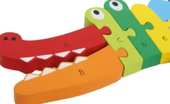 Puzzle abc crocodile