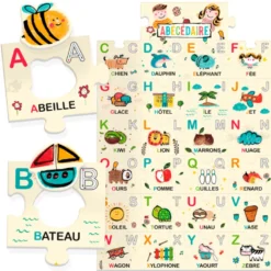 Puzzle abécédaire géant
