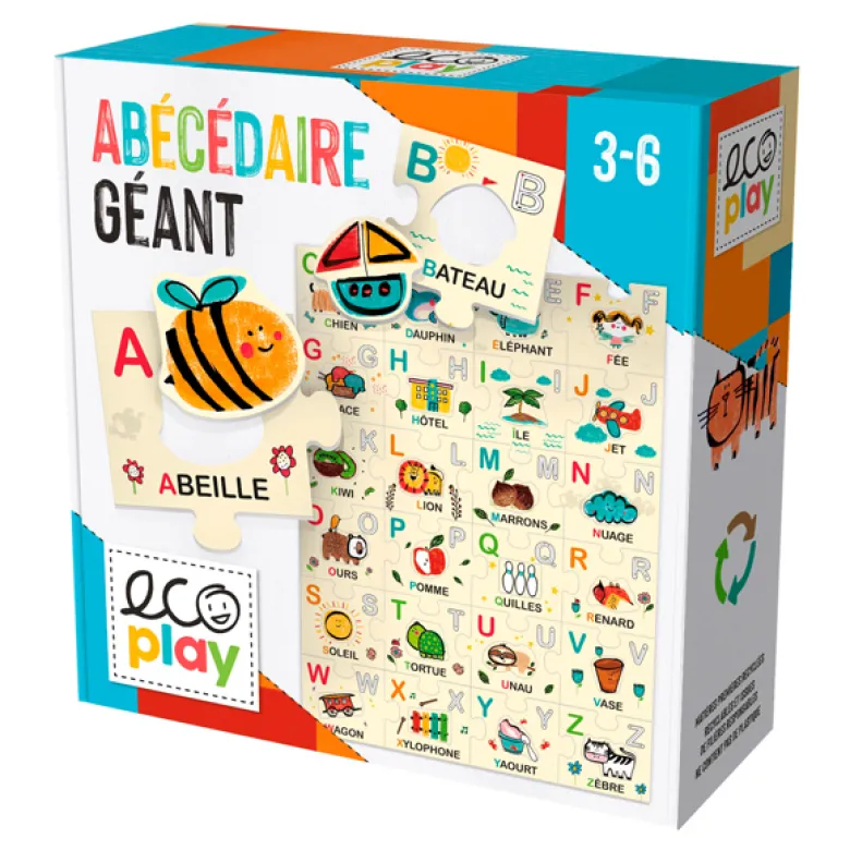 Puzzle abécédaire géant
