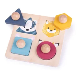 Puzzle d'association d'animaux des bois