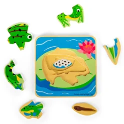 Puzzle du cycle de vie - grenouille