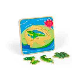 Puzzle du cycle de vie - grenouille