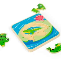 Puzzle du cycle de vie - grenouille