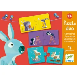 Puzzle duo +2y contraires djeco