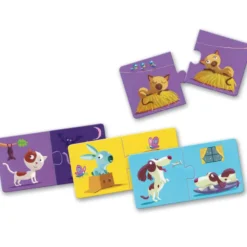 Puzzle duo +2y contraires djeco
