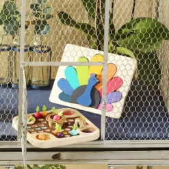 Puzzle encastrement paon andy westface