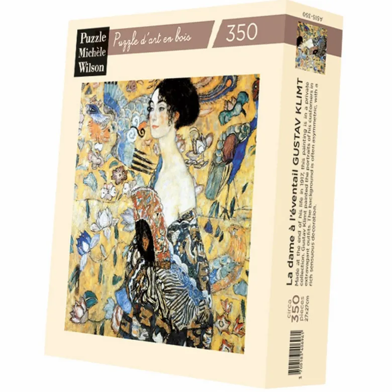Puzzle 350 pièces la dame a l'eventail