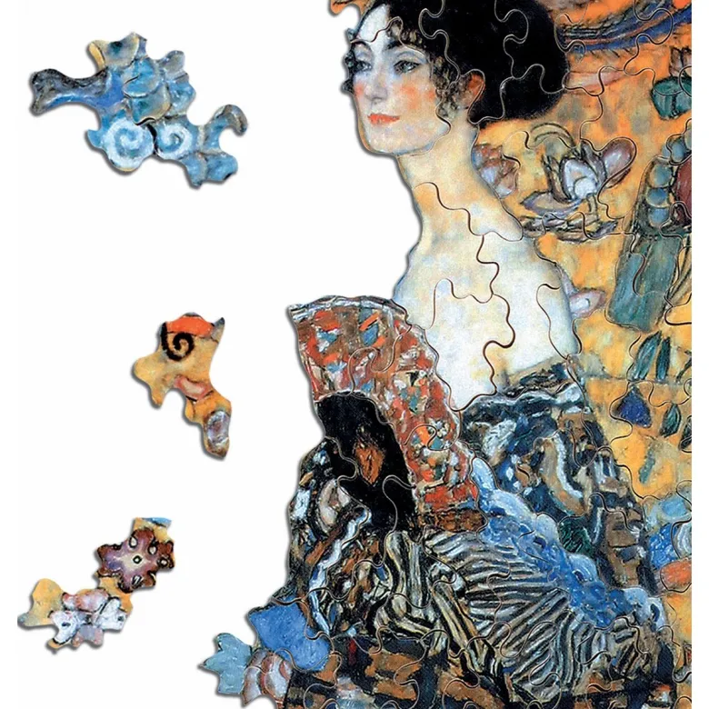 Puzzle 350 pièces la dame a l'eventail