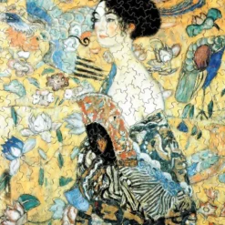 Puzzle 350 pièces la dame a l'eventail