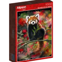Puzzle 1000 pièces panda roux