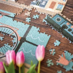 Puzzle 1000p pédalons au fil de l'eau