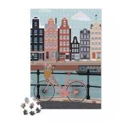 Puzzle 1000p pédalons au fil de l'eau