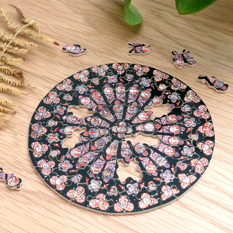 Puzzle - rosace notre dame