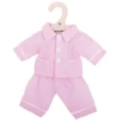 Pyjama rose - poupée douce 34 cm