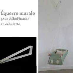 Équerre murale pour zébul'hamac