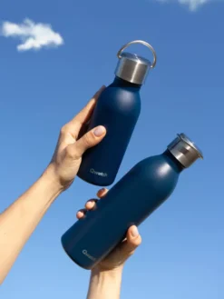 Qwetch bouteille isotherme active Bleu foncé