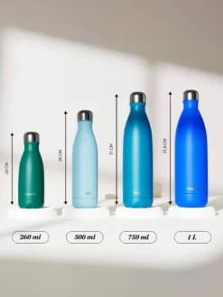 Qwetch bouteille isotherme originals Bleu foncé