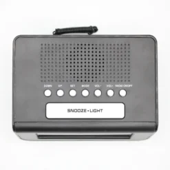 Radio-réveil station météo écran lcd couleur et radio fm 30 mémoires