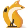 Renard en bois d'hévéa