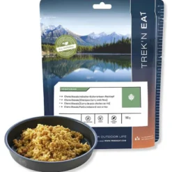 Repas lyophilisé trek'n eat chana masala curry de pois chiches et riz