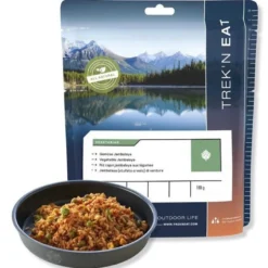 Repas lyophilisé trek'n eat riz cajun jambalaya aux légumes