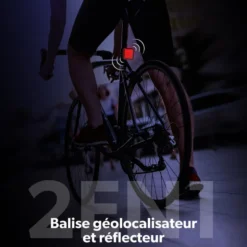 Réflecteur vélo avec traceur gps airtag
