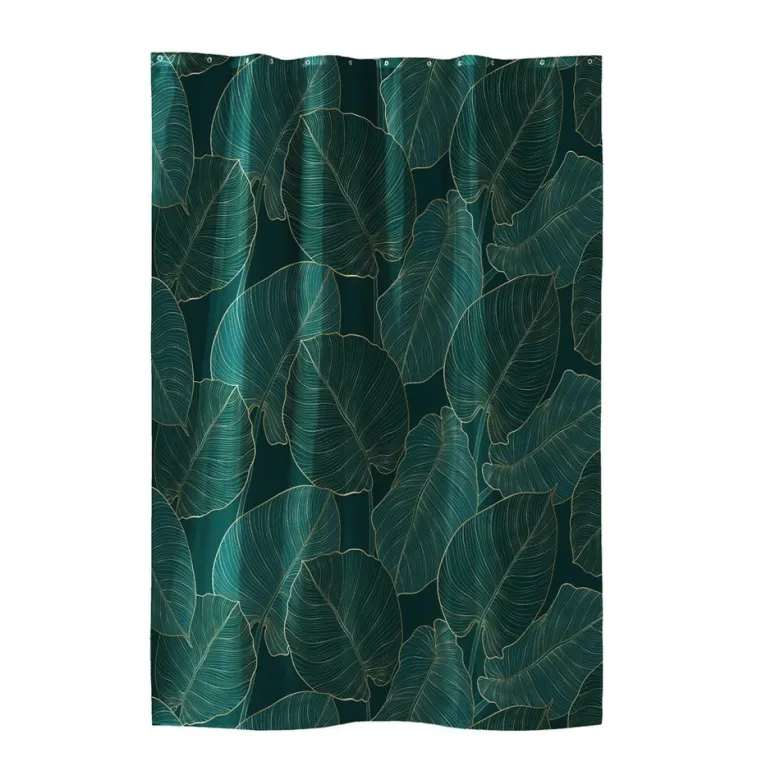 Rideau de douche polyester 180x200 jade