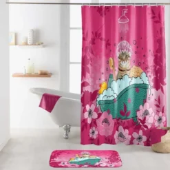Rideau de douche 180x200 chatibulle