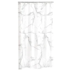 Rideau de douche 180x200 cm effet marbre