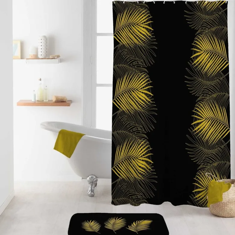 Rideau de douche 180x200 orbella noir