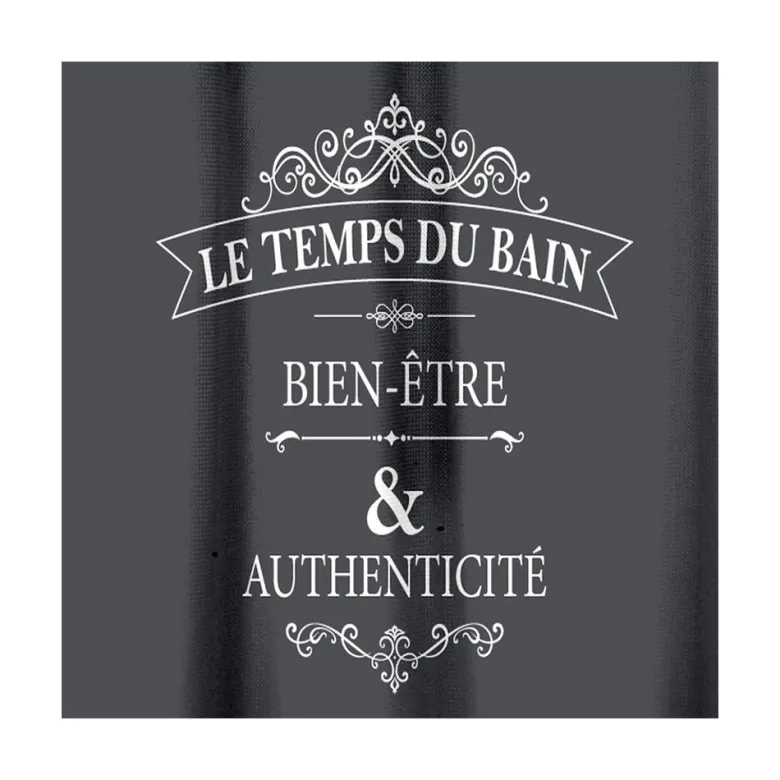 Rideau de douche 180x200 vintage