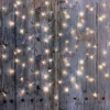 Rideau led blanc pur – 2m x 2m, effet flash