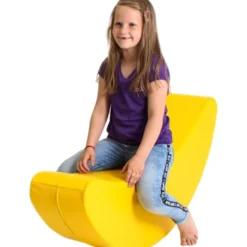 Rocker banana jaune en mousse