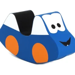 Rocker car en mousse bleu