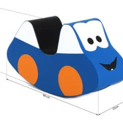 Rocker car en mousse bleu