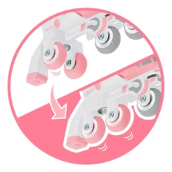 Rollers évolutifs 2-en-1 taille s-m du 3